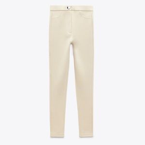 Zara metal button legging